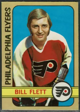 1972-73 O-Pee-Chee Bill Flett #187 Base Set Philadelphia Flyers Hockey Card