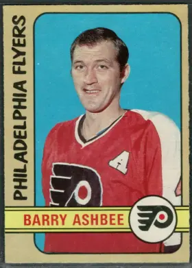 1972-73 O-Pee-Chee Barry Ashbee #206 Base Set Philadelphia Flyers Hockey Card