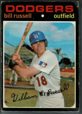1971 O-Pee-Chee Bill Russell #226 Los Angeles Dodgers