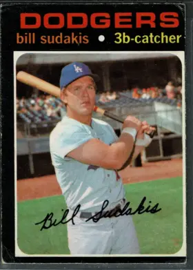 1971 O-Pee-Chee Bill Sudakis #253 Los Angeles Dodgers