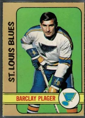 1972-73 O-Pee-Chee Barclay Plager #35 Bilingual Back St. Louis Blues