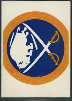 1972-73 O-Pee-Chee Buffalo Sabres #4 Team Logo Insert NHL