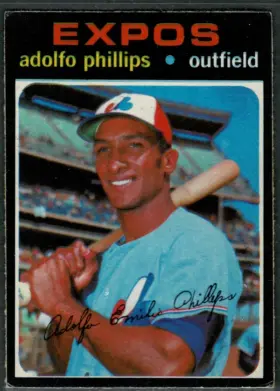 1971 O-Pee-Chee Adolfo Phillips #418 Montreal Expos
