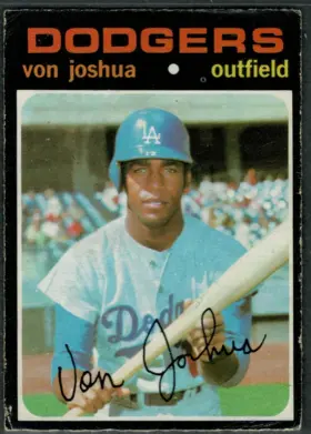 1971 O-Pee-Chee Von Joshua #57 Rookie Los Angeles Dodgers
