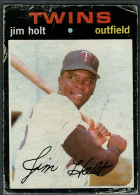 1971 O-Pee-Chee Jim Holt #7 Rookie Card Minnesota Twins