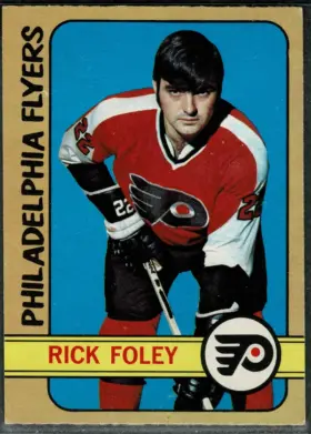 1972-73 O-Pee-Chee Rick Foley #80 RC Philadelphia Flyers Hockey Card